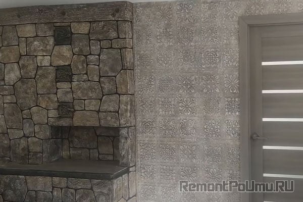 Камень в интерьере